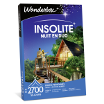 Coffret cadeau wonderbox - insolite - nuit en duo