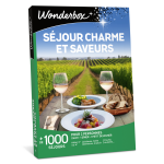 Coffret cadeau wonderbox - s�jour charme & saveurs