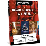 Coffret cadeau wonderbox - th��tre, concerts & visites - 2 personnes