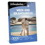 Coffret cadeau wonderbox - week - end en amoureux
