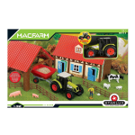Coffret de ferme comprenant des batiments a assembler avec son fermier, ses animaux de la ferme, le tracteur ...