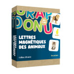 Coffret lettres magntiques animaux cline alvarez (coffret)