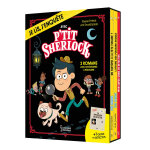 Coffret p'tit sherlock 2 romans 1 guide d�tective - p'tit sherlock (coffret)