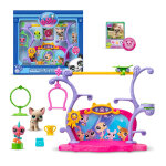 Bandai - littlest - coffret pets got talent - ensemble de jeu avec 2 animaux, d�cor et accessoires - ...