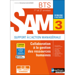 Collaboration � la gestion des rh - bts sam 1e / 2e ann�es (dom act sam) livre + licence �l�ve 2021 (broch�) ...