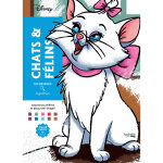 Coloriages myst�res disney - chats et f�lins (broch�)
