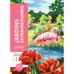 Coloriages mystres - jardins extraordinaires (broch)