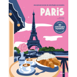 Mon grand carnet de coloriages au num�ro - paris (broch�)