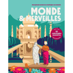 Coloriages au num�ro - monde et merveilles (reli�)