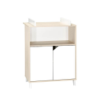 Commode � langer 2 portes et 1 niche - scandi naturel
