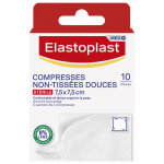 Compresses non - tisses douces 10 pices