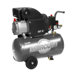 Compresseur mercure 24l horizontal 2hp