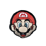 Coussin peluche forme mario