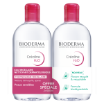 Bioderma craline h2o eau micellaire lot 500ml x2
