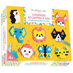 Cr�ations en perles � eau - coffret avec accessoires (broch�)