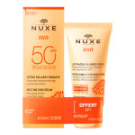 Nuxe crème visage haute protection spf50 + lait fraîcheur après - soleil visage et corps 50ml Nuxe crème visage haute protection spf50 + lait fraîcheur après - soleil visage et corps 50ml