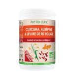 Curcuma aubpine levure de riz rouge bio
