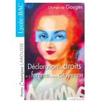 La d�claration des droits de la femme et de la citoyenne - nouveau bac (poche)