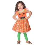 Dguisement citrouille fille pour halloween - taille 3 - 4 ans