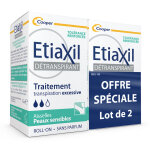 Dtranspirant aisselles peaux sensibles lot 2 30ml