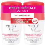 Vichy d�transpirant intensif 50ml x2