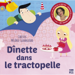 Dinette dans le tractopelle (livre lu)