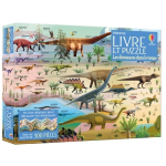 Les dinosaures dans le temps - coffret livre et puzzle (broch�)