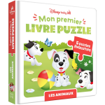 Disney baby - mon premier livre puzzle �volutif - les animaux (jeunesse)