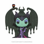 Disney - figurine pop! maleficent on throne 9 cm