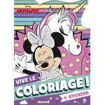 Disney minnie - vive le coloriage ! (minnie licorne) (broch�)