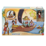 Disney - la pirogue de vaiana transformable - coffret