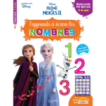 Disney - la reine des neiges 2 - j'apprends � �crire les nombres ps - ms - gs (3 - 6 ans) (broch�)