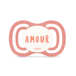 Dodie sucette anatomique + 18 mois f4 extra fine rose x2 coloris al�atoire