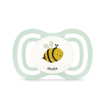 Dodie sucette anatomique + 18 mois f5 extra fine bleu x2 coloris al�atoire