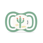 Dodie sucette anatomique + 18 mois f6 extra fine vert x2 coloris al�atoire