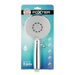 Douchette 5 jets chrome - foxter