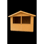 Echoppe marchande en epicea massif / panneaux 20 mm / surface ext�rieure 6, 99 m2 / toit double pente ...