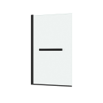 Essentiel black 120x70 + porte - serviette