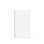 Essentiel matt white pare baignoire 120x70