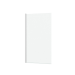 Essentiel matt white pare baignoire 130x70