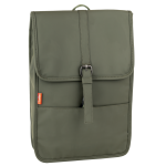 L'etudiant sac  dos trendy 1 compartiment, 12 litres, 29x40x10cm, kaki, pu mat