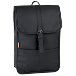 L'etudiant sac  dos trendy 1 compartiment, 12 litres, 29x40x10cm, noir, pu mat