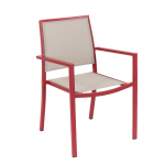 Fauteuil empilable � accoudoir