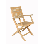Fauteuil pliant en acacia