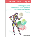 F�tes galantes, romances sans paroles - pr�c�d�es de po�mes saturniens (poche)