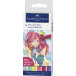 Feutres pitt artist pen manga set 6x sh�jo