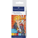 Feutres pitt artist pen manga set 6x sh�nen