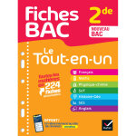 Fiches bac - le tout - en - un 2de toutes les mati�res - 2025 - 2026 - fran�ais, maths, physique - chimie, ...