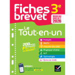 Fiches brevet - le tout - en - un brevet 2026 (toutes les mati�res) - fran�ais, maths, histoire - g�o ...