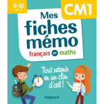 Mes fiches m�mo fran�ais et maths cm1 - tout retenir en un clin d'oeil (broch�)
